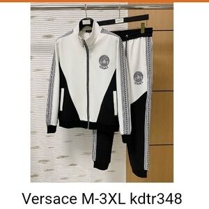 Versace Monochrome Logo Tracksuit